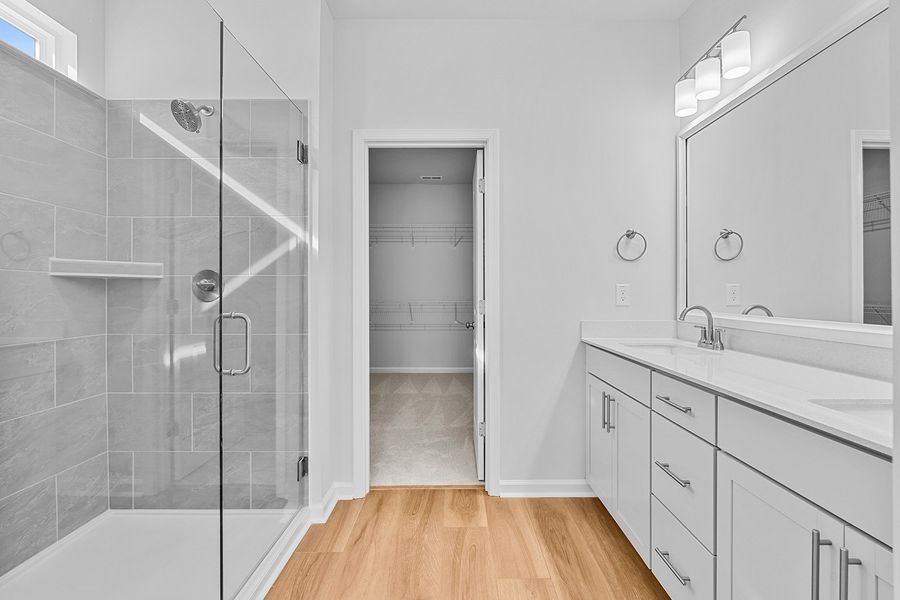 Furnished interior view inside a new home in Fieldstone, Lexington (Image 10). Furnished interior view inside a new home in Fieldstone, Lexington (Image 10).