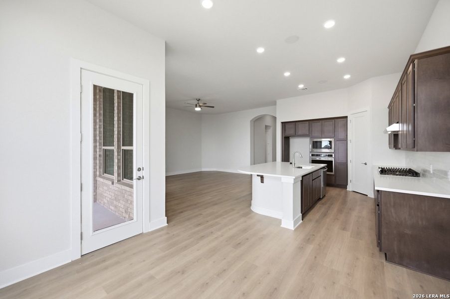 Furnished interior view inside a new home in VIDA, San Antonio (Image 6).