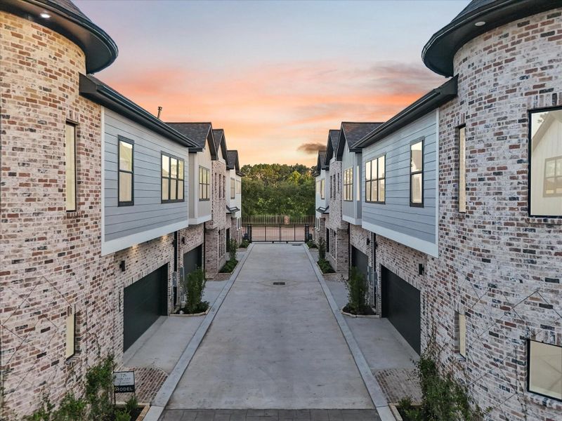 Exterior details and patio area of a home in , Houston (Image 3).