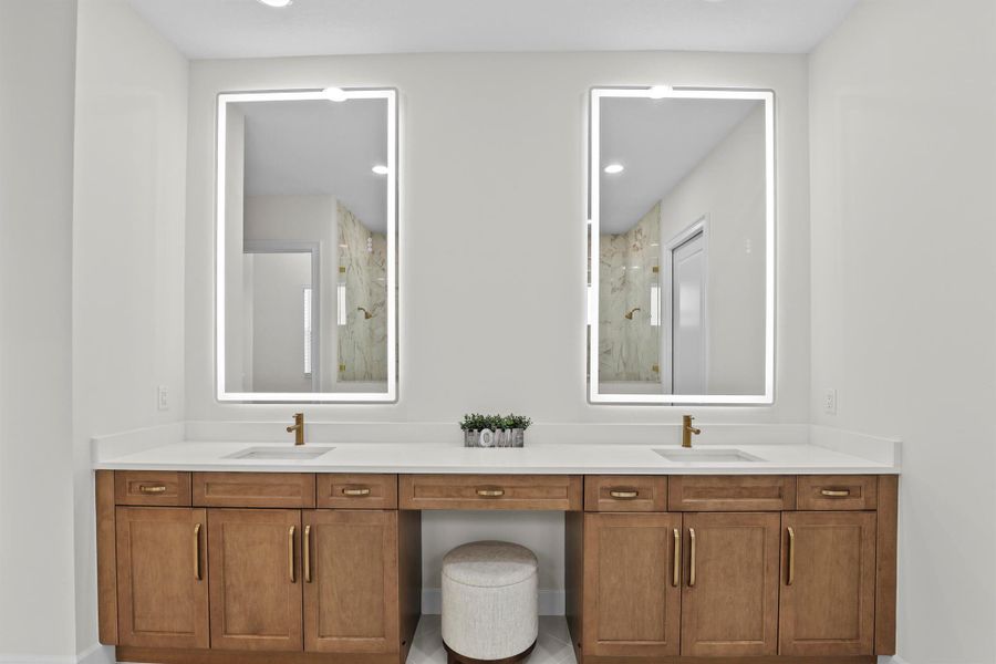 Furnished interior view inside a new home in , Westlake (Image 37).