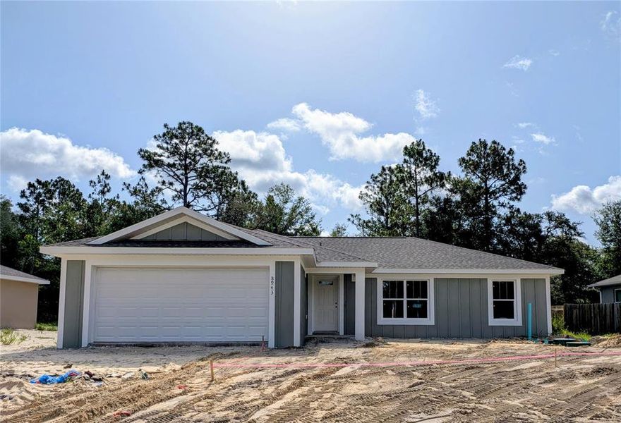 In-progress construction of a new home in , Citrus Springs, FL (Image 27).