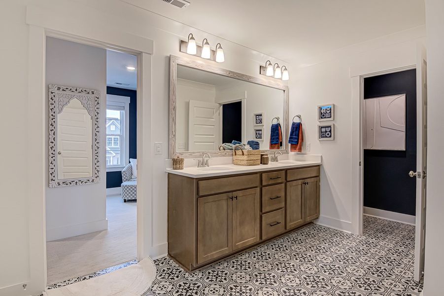 Furnished interior view inside a new home in Hanes Lake, Winston-Salem (Image 23). Furnished interior view inside a new home in Hanes Lake, Winston-Salem (Image 23).