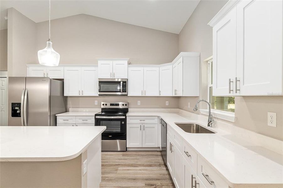 Furnished interior view inside a new home in , Dunnellon (Image 8).