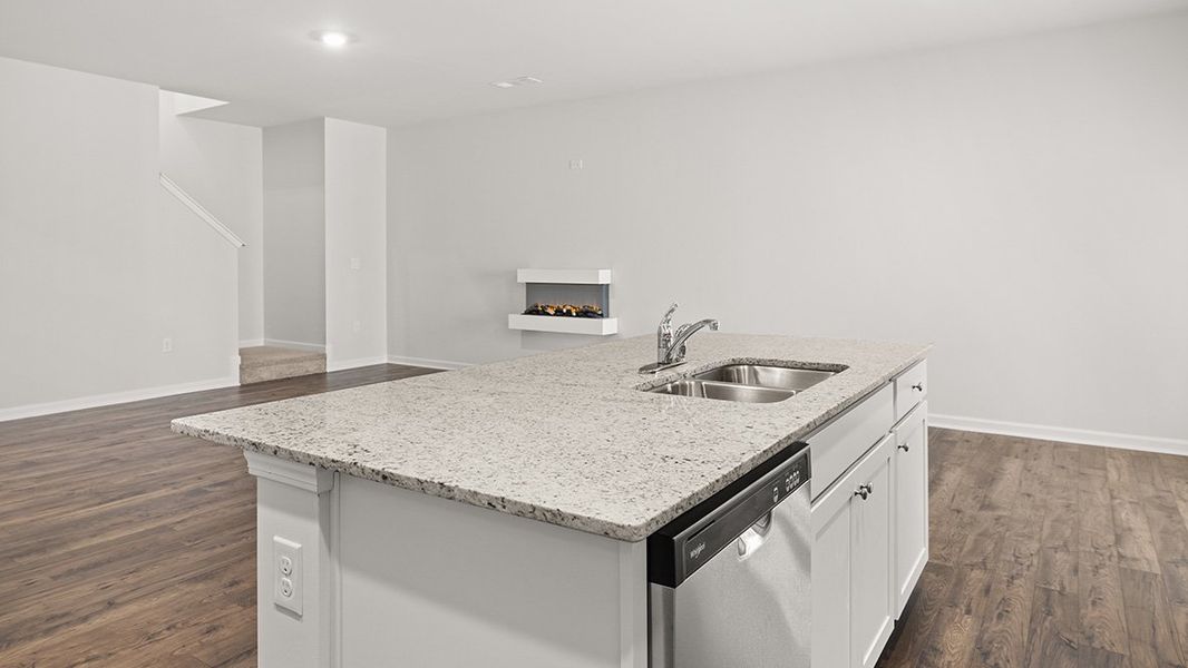 Furnished interior view inside a new home in Mountain Park, Dahlonega (Image 7).