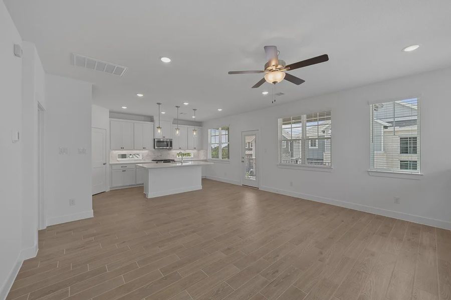 Spacious, unfurnished interior of a new home in Elyson Courtyard Collection, Katy (Image 18).