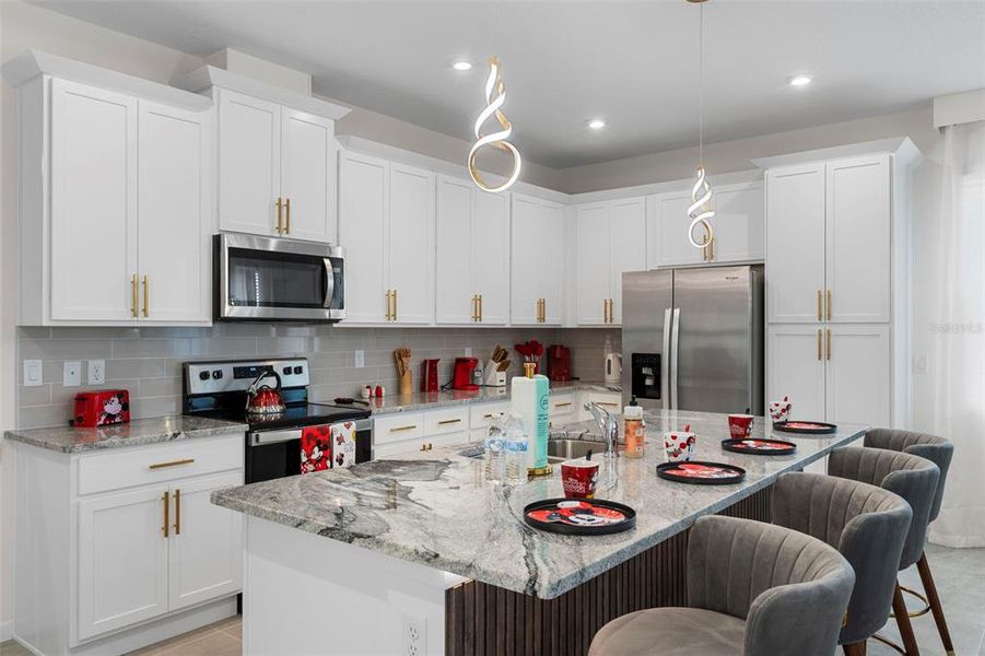 Furnished interior view inside a new home in , Kissimmee (Image 22).