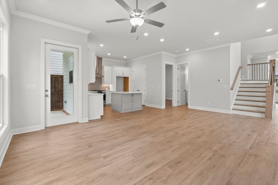 Representative unfurnished interior of a home built from the The Castleberry by The Providence Group in Aberdeen, Hoschton (Image 16).
