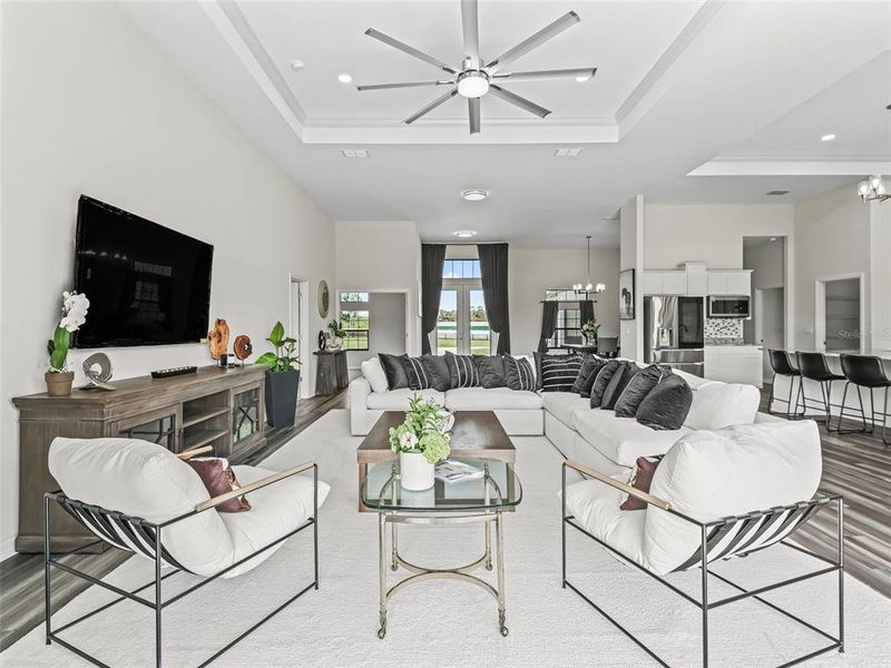 Furnished interior view inside a new home in , Ocala (Image 57).