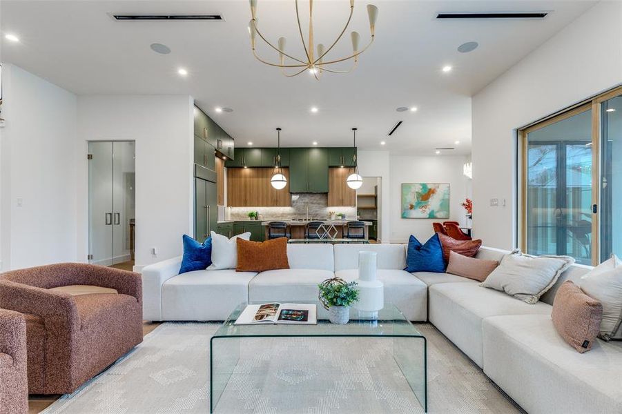 Furnished interior view inside a new home in , Dallas (Image 34). Furnished interior view inside a new home in , Dallas (Image 34).