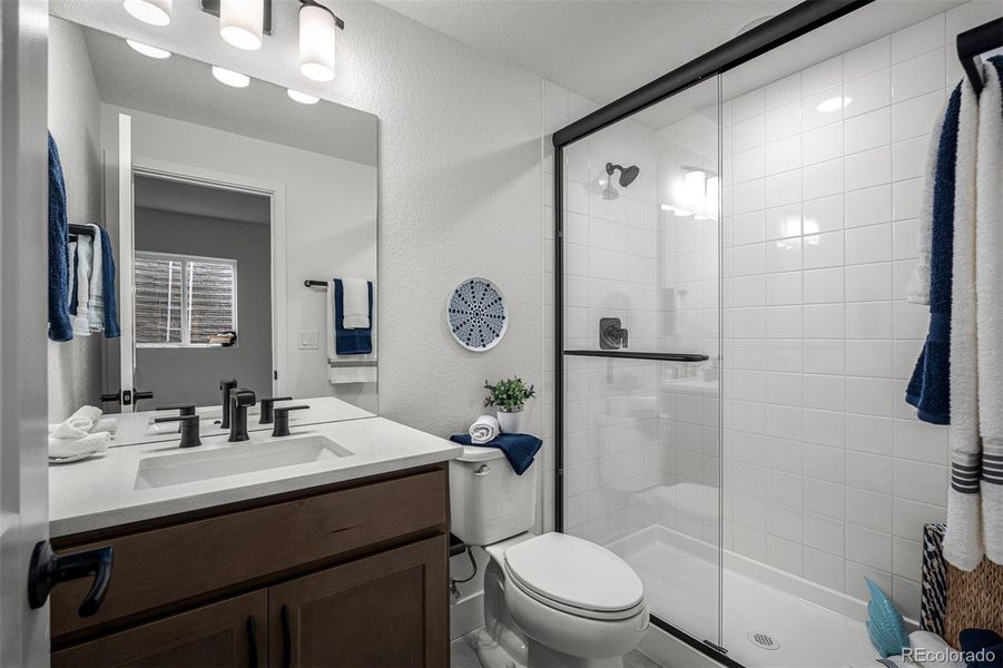 Furnished interior in a model home at Wolf Ranch - Enclave Collection in Colorado Springs (Image 19).