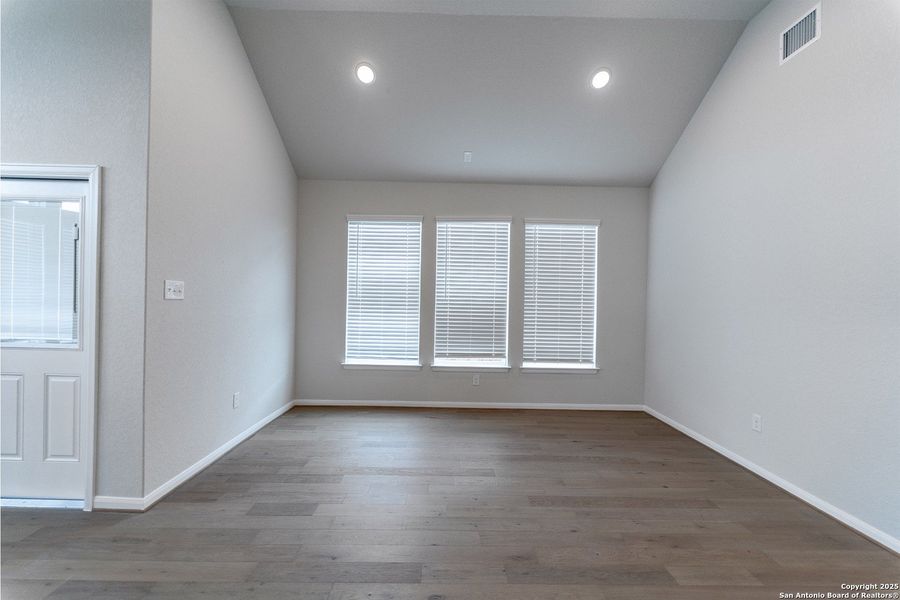 Spacious, unfurnished interior of a new home in The Woodlands at Medina Hills, Mico (Image 12).