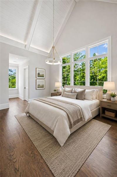Furnished interior view inside a new home in , Atlanta (Image 37).