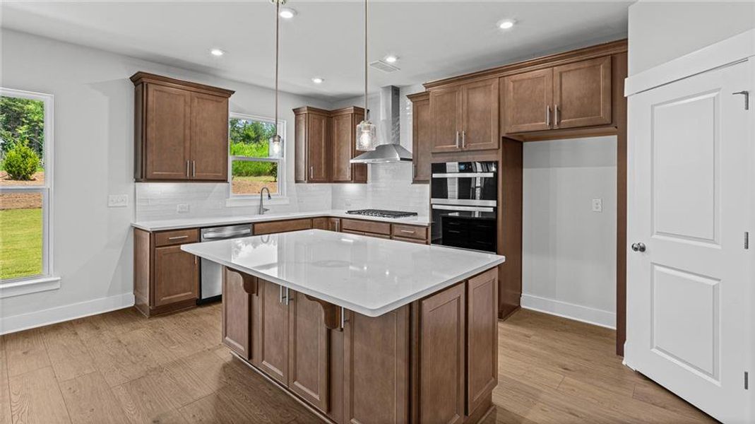 Furnished interior view inside a new home in Hunters Creek, Flowery Branch (Image 9).