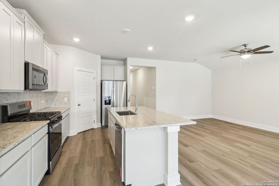 Furnished interior view inside a new home in Comanche Ridge, San Antonio (Image 8).