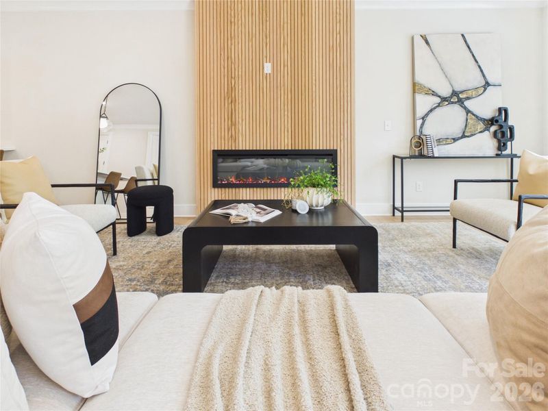 Furnished interior view inside a new home in , Charlotte (Image 13).