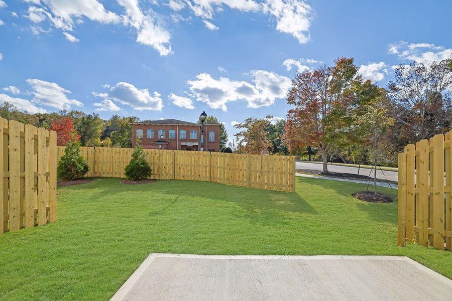 Exterior details and patio area of a home in , Ball Ground (Image 3). Exterior details and patio area of a home in , Ball Ground (Image 3).