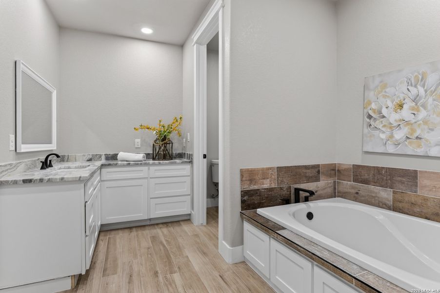 Furnished interior view inside a new home in , Bandera (Image 13). Furnished interior view inside a new home in , Bandera (Image 13).