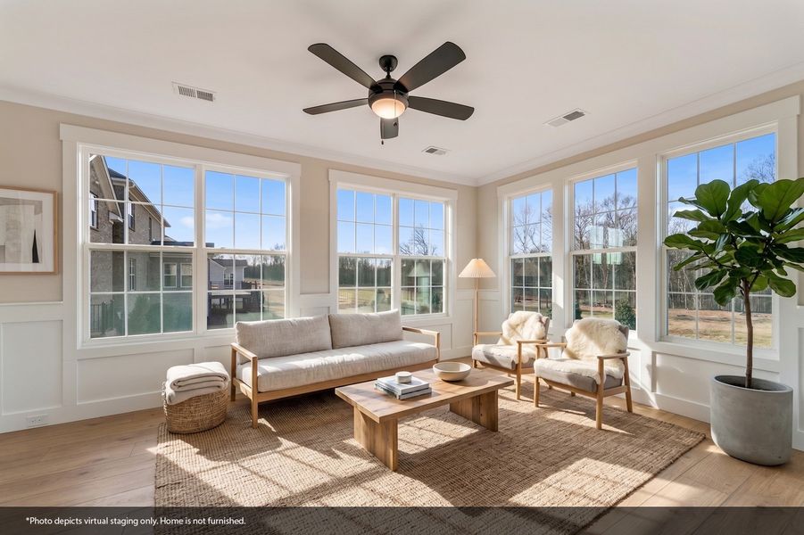 Furnished interior view inside a new home in Walnut Grove, Easley (Image 11).