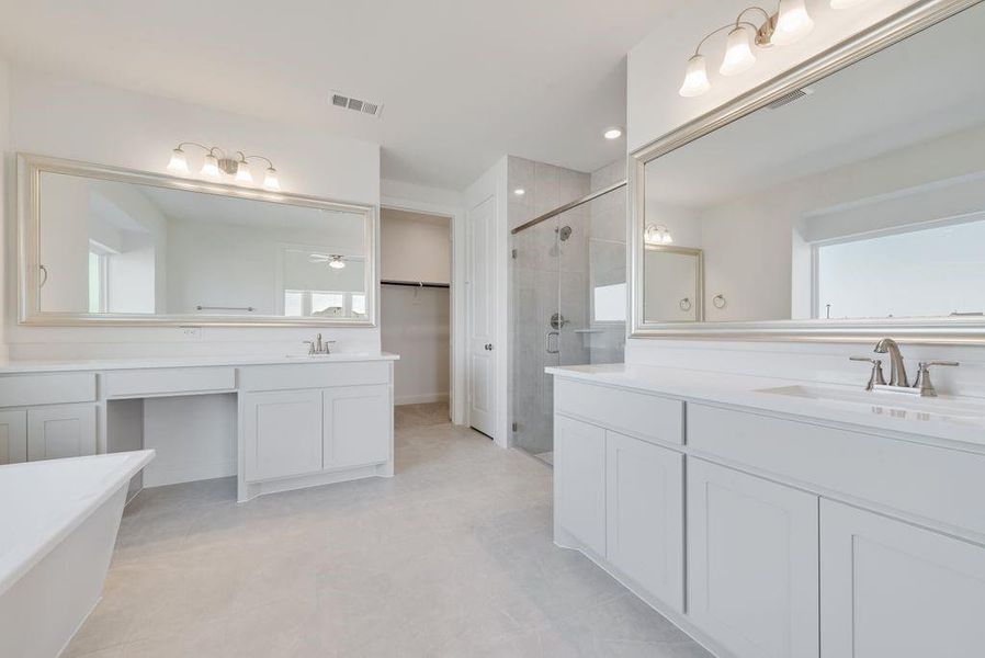 Furnished interior view inside a new home in Park Trails, Forney (Image 12).