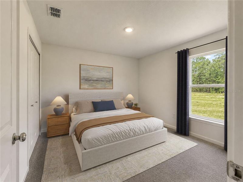 Furnished interior view inside a new home in Marion Oaks, Ocala (Image 6). Furnished interior view inside a new home in Marion Oaks, Ocala (Image 6).