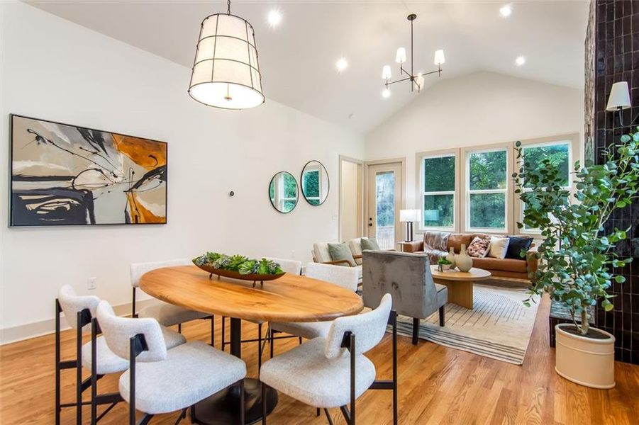 Furnished interior view inside a new home in , Atlanta (Image 10).