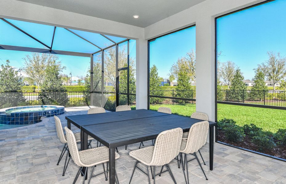 Representative exterior details of a home built from the Renown by Del Webb in Del Webb Explore North River Ranch, Parrish (Image 3). Representative exterior details of a home built from the Renown by Del Webb in Del Webb Explore North River Ranch, Parrish (Image 3).