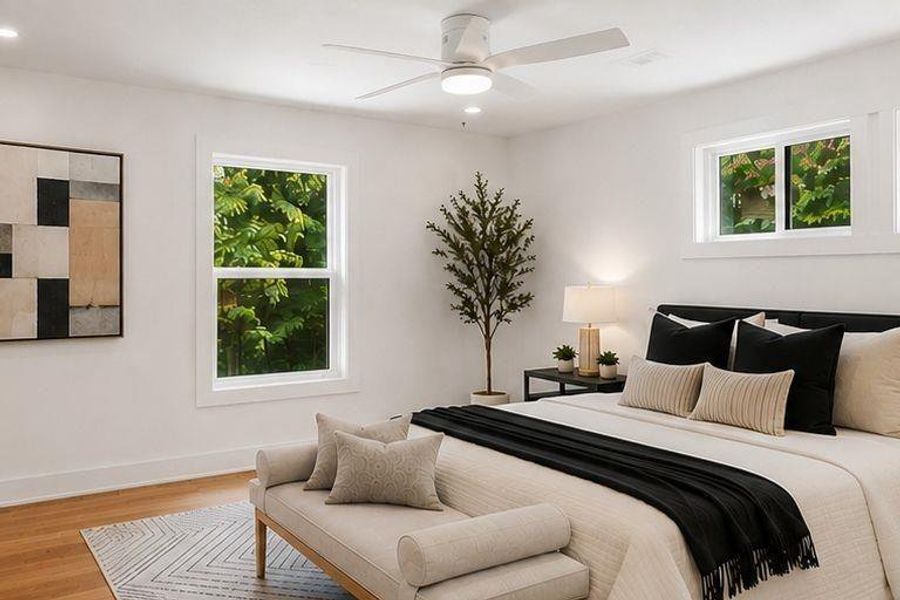 Furnished interior view inside a new home in , Atlanta (Image 30).