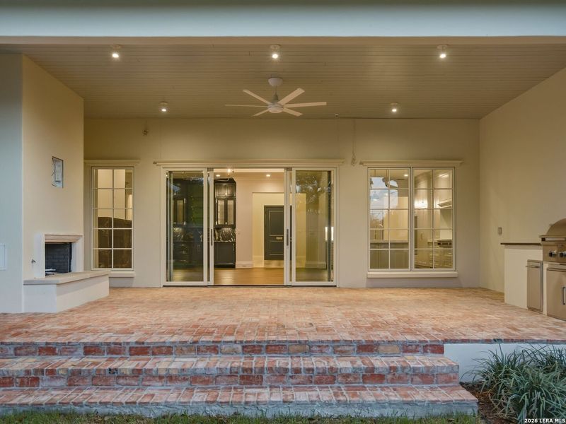 Exterior details and patio area of a home in , San Antonio (Image 23).