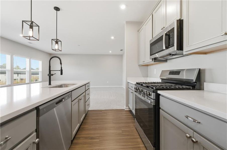 Furnished interior view inside a new home in Twin Lakes, Hoschton (Image 6).