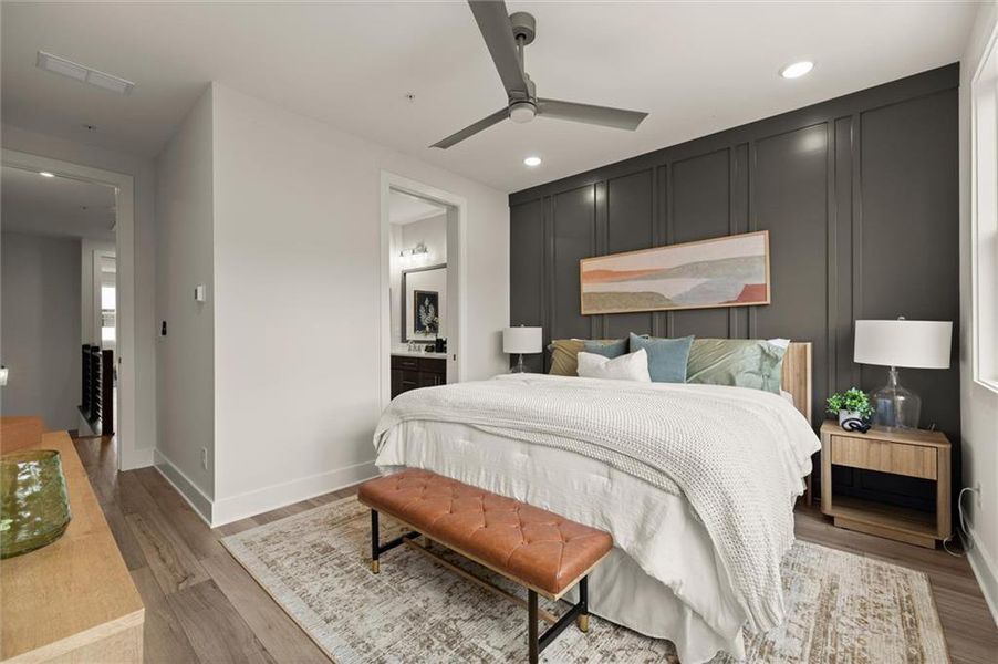 Furnished interior view inside a new home in The Gathering – Alpharetta, Alpharetta (Image 31).