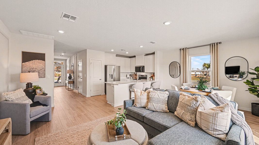 Representative furnished interior of a home built from the San Marco Exterior by D.R. Horton in Venetian Grove, Vero Beach (Image 13).