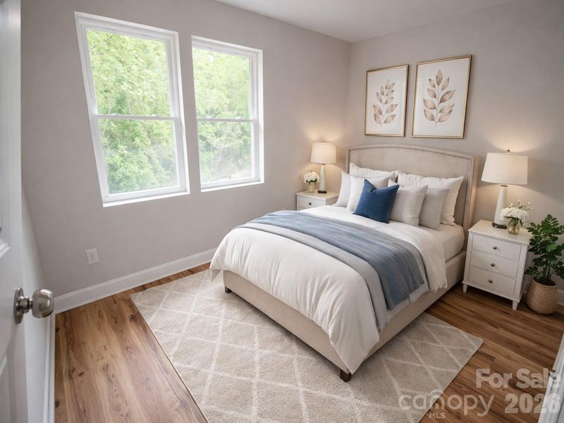 Furnished interior view inside a new home in , Charlotte (Image 4). Furnished interior view inside a new home in , Charlotte (Image 4).