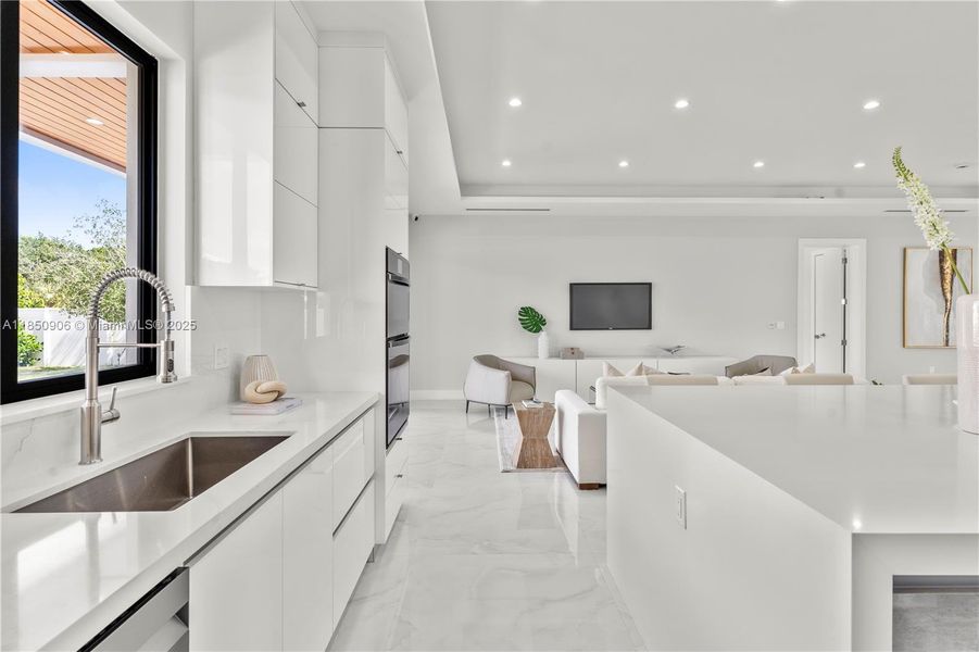 Furnished interior view inside a new home in , Miami (Image 30).