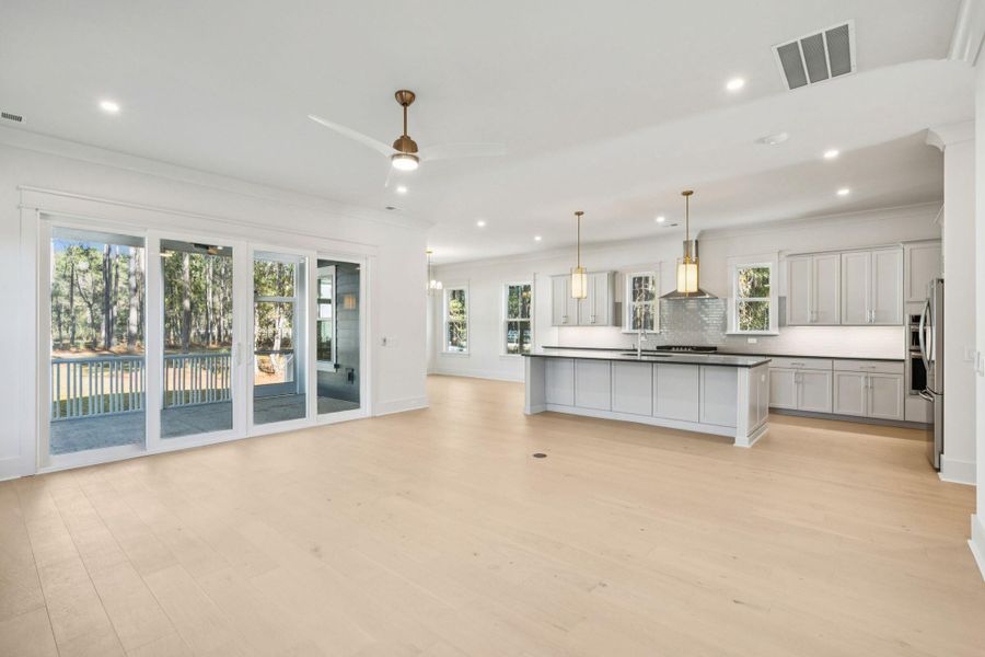 Spacious, unfurnished interior of a new home in , Awendaw (Image 25).