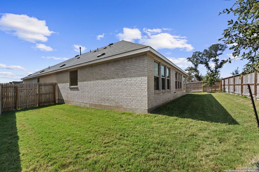 Exterior details and patio area of a home in Davis Ranch, San Antonio (Image 16). Exterior details and patio area of a home in Davis Ranch, San Antonio (Image 16).