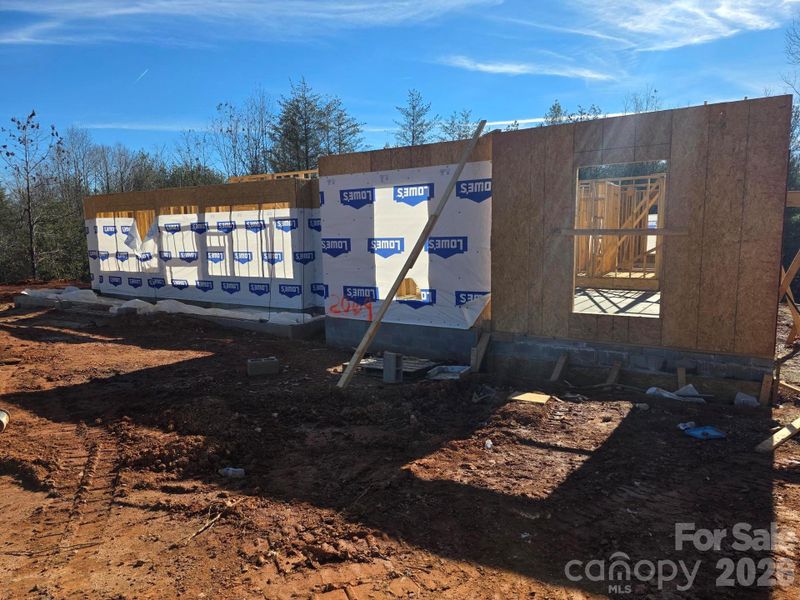 In-progress construction of a new home in , Morganton, NC (Image 3). In-progress construction of a new home in , Morganton, NC (Image 3).