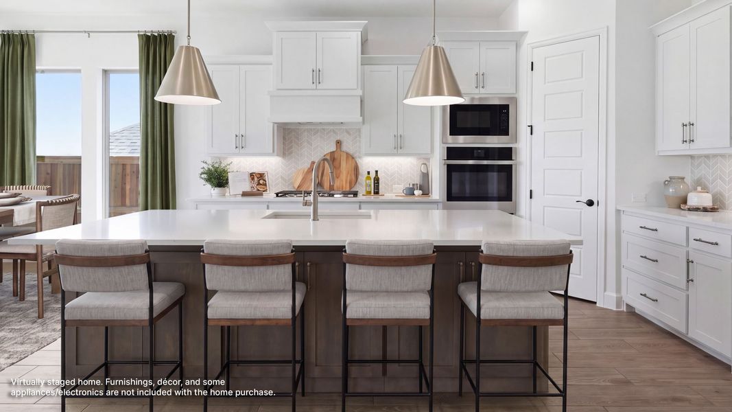 Furnished interior view inside a new home in Terraces, Rockwall (Image 4).