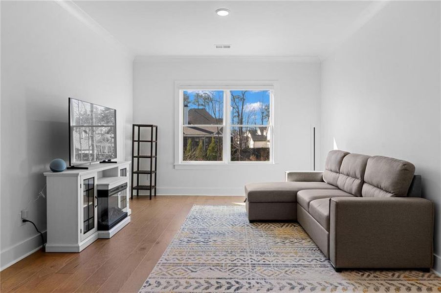 Furnished interior view inside a new home in , Marietta (Image 42).