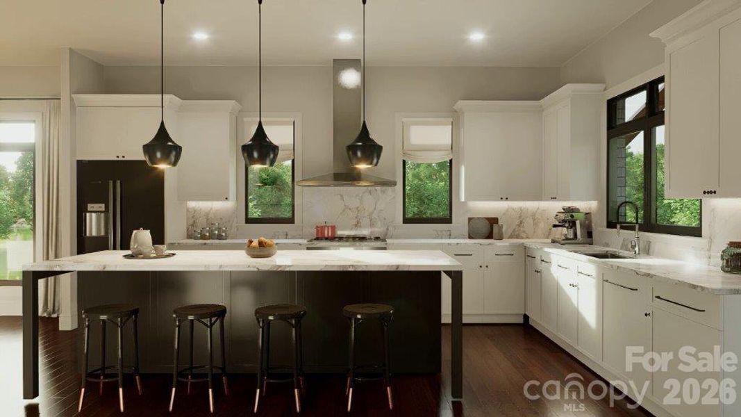 Furnished interior view inside a new home in , New London (Image 10).