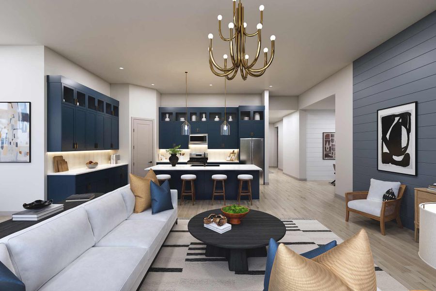 The Capron - Family Room
