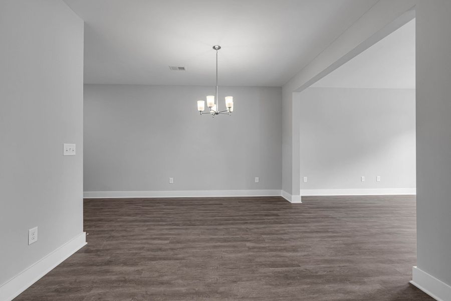 Representative unfurnished interior of a home built from the Porter by Horizon Construction and Development in The Village at Bonnie Oaks, Lebanon (Image 17). Representative unfurnished interior of a home built from the Porter by Horizon Construction and Development in The Village at Bonnie Oaks, Lebanon (Image 17).