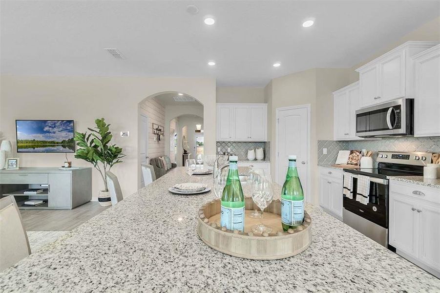 Furnished interior view inside a new home in Harmony West, St. Cloud (Image 46). Furnished interior view inside a new home in Harmony West, St. Cloud (Image 46).