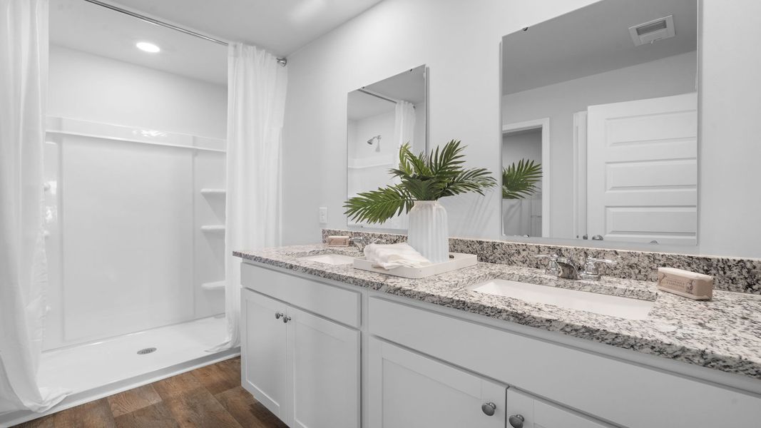 Furnished interior view inside a new home in Cypress Landing, Hardeeville (Image 23).
