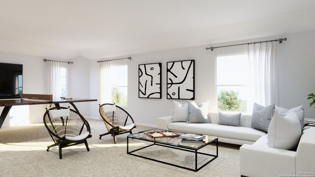 Furnished interior view inside a new home in Swenson Heights, Seguin (Image 14).