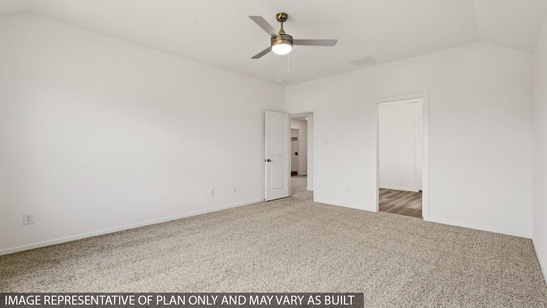 Spacious, unfurnished interior of a new home in Sunterra, Katy (Image 23).