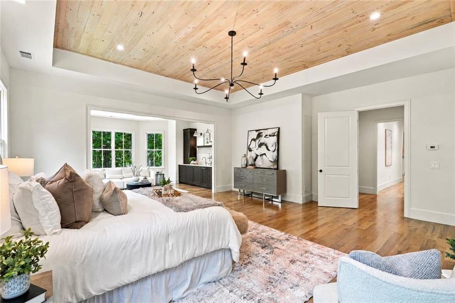 Furnished interior view inside a new home in , Roswell (Image 15).