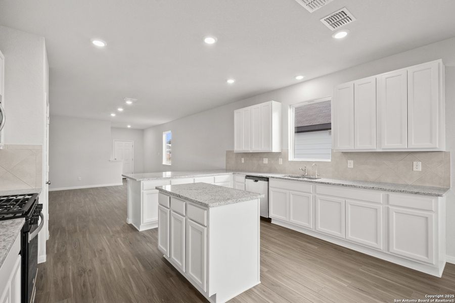 Furnished interior view inside a new home in Timber Creek, San Antonio (Image 9). Furnished interior view inside a new home in Timber Creek, San Antonio (Image 9).