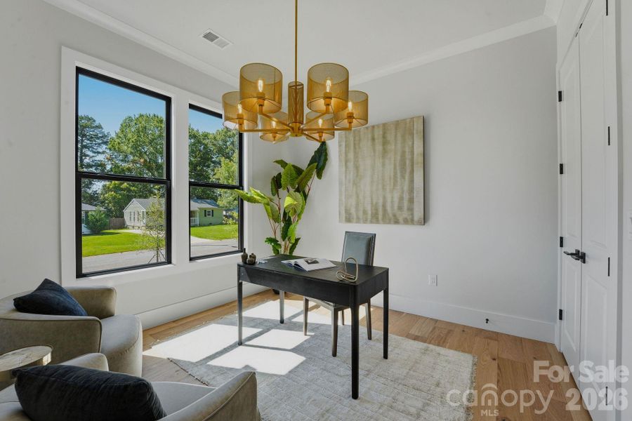 Furnished interior view inside a new home in , Charlotte (Image 6).