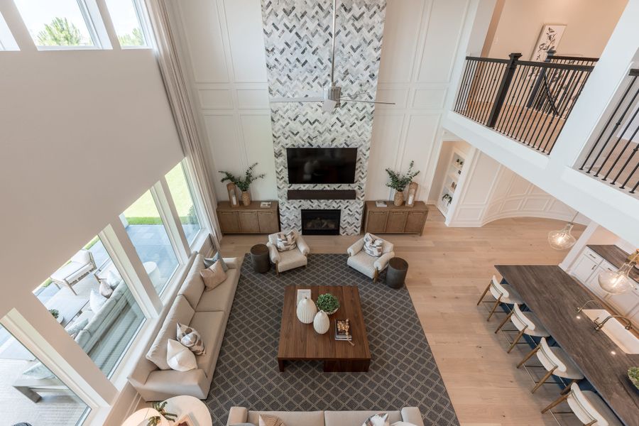 Furnished interior view inside a new home in Evergrove, Richmond (Image 16).