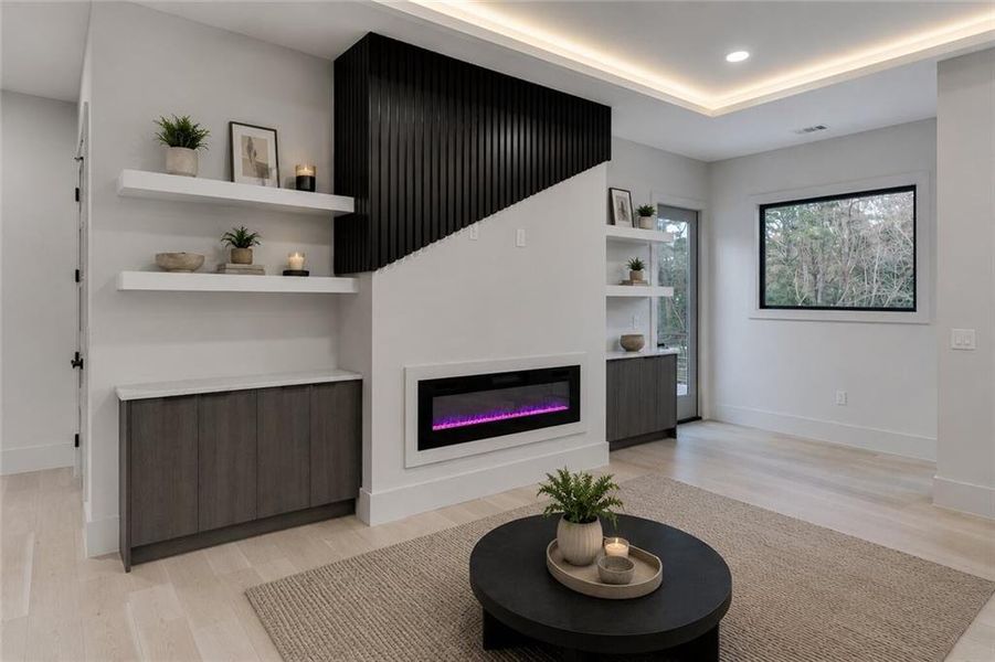 Furnished interior view inside a new home in , Buford (Image 26).